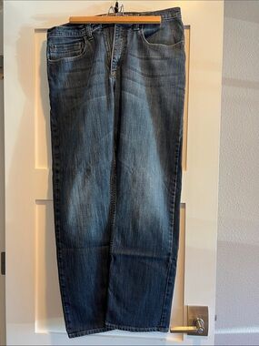 Men's Wrangler Originals Relaxed Straight Flex Jeans - Blue Wash